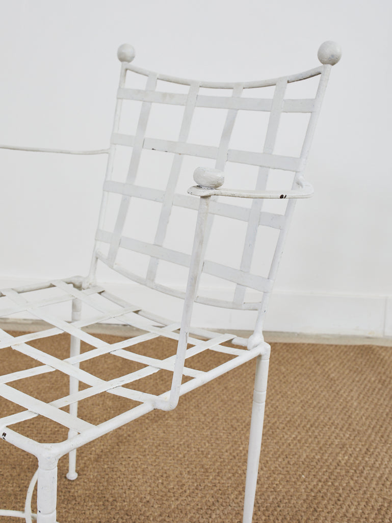 Set of Four Mario Papperzini for Salterini Garden Dining Chairs