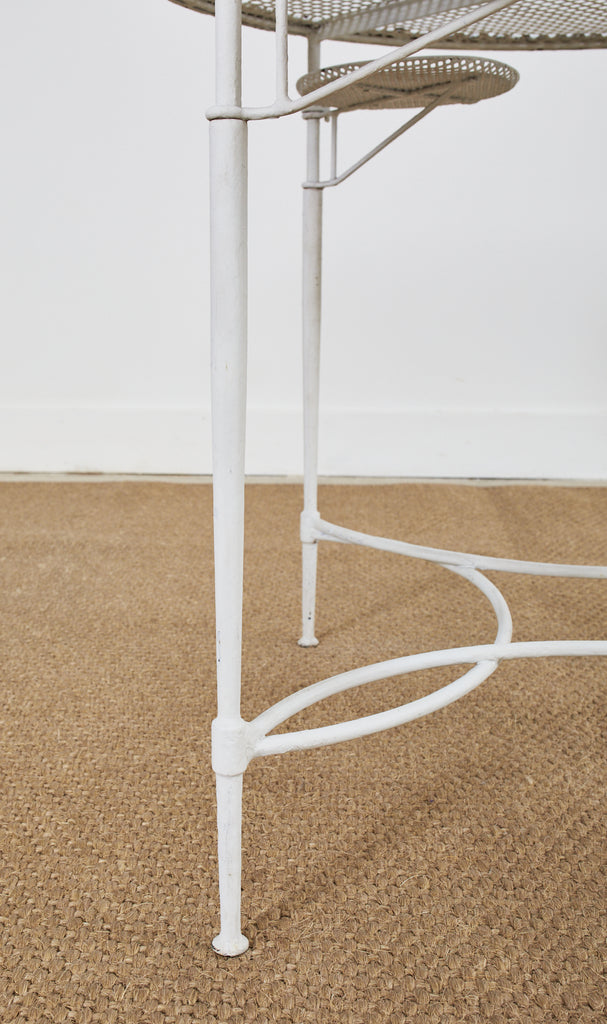 Mario Papperzini for Salterini Garden Dining Table with Drink Holders