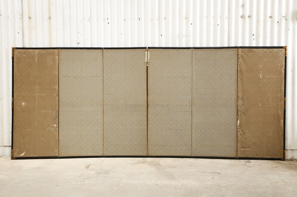 Pair of Japanese Edo Six Panel Screens the Seven Sages