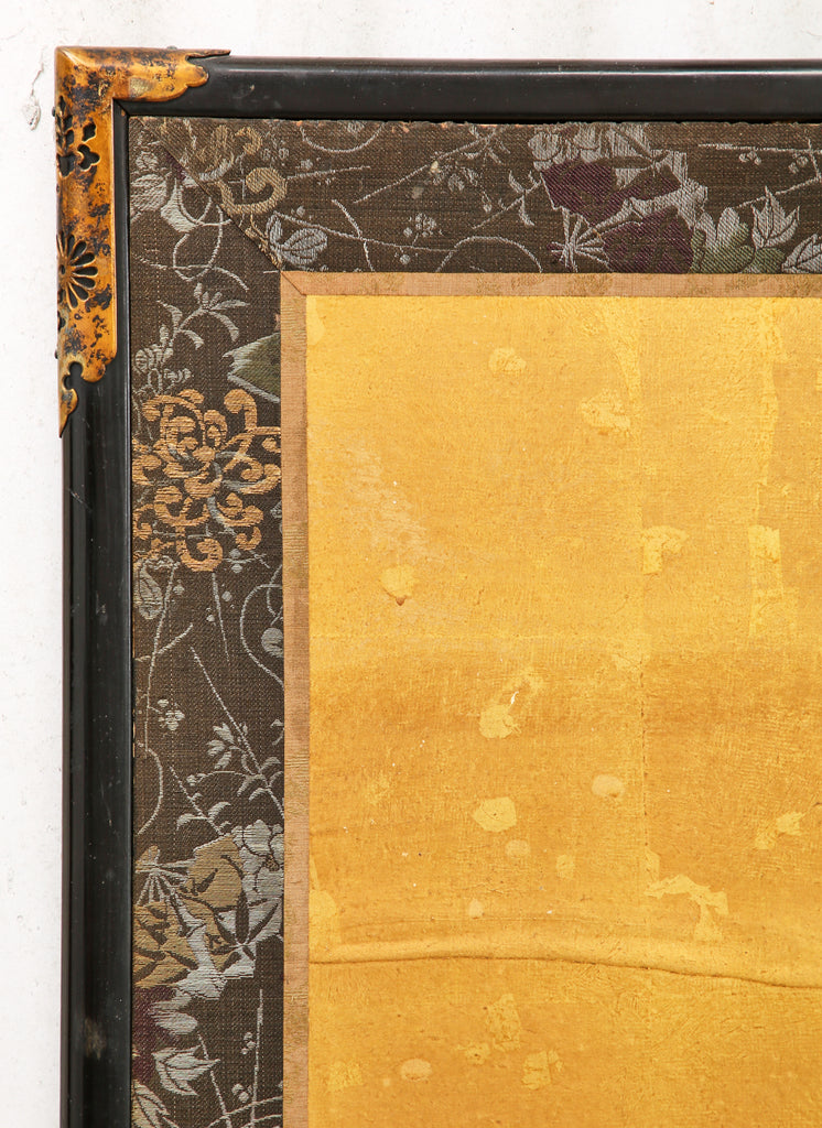 Pair of Japanese Edo Six Panel Screens the Seven Sages