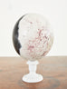 Set of Three Painted Dyed Ostrich Egg Specimens