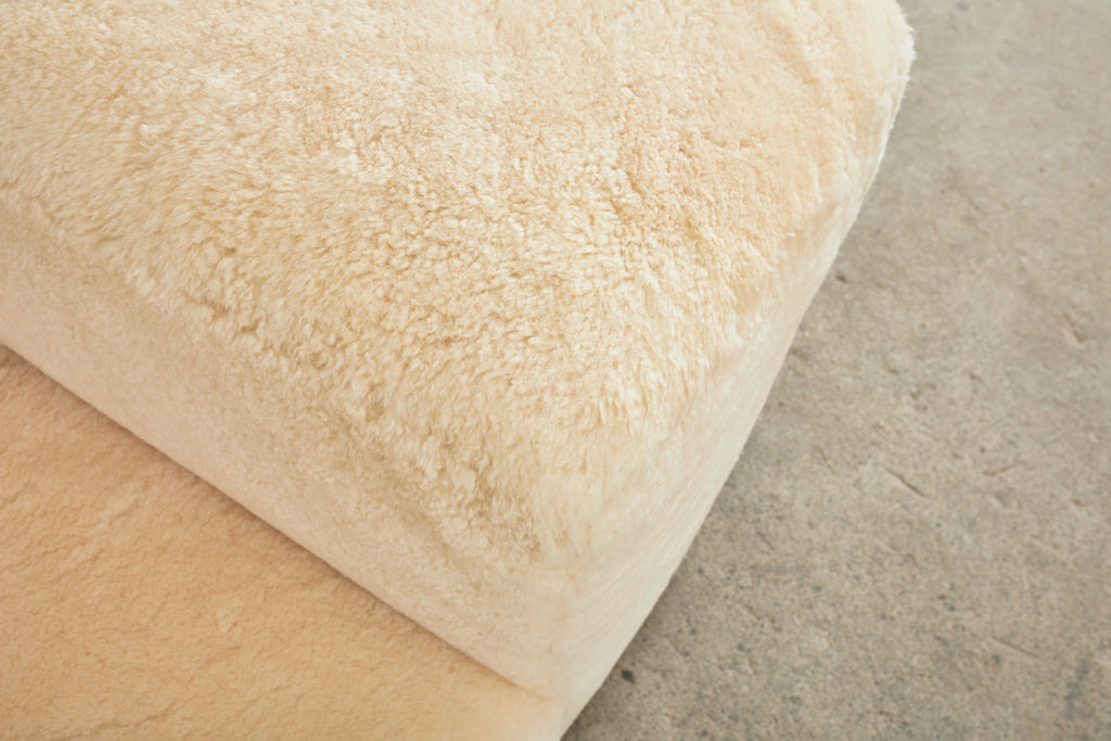 Martyn Lawrence Bullard Faux Fur Sheepskin Daybed Settee