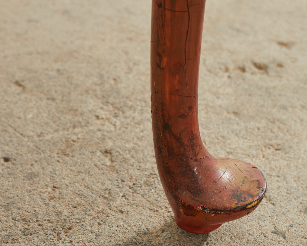 19th Century Queen Anne Style Tray Table Lacquered by Ira Yeager