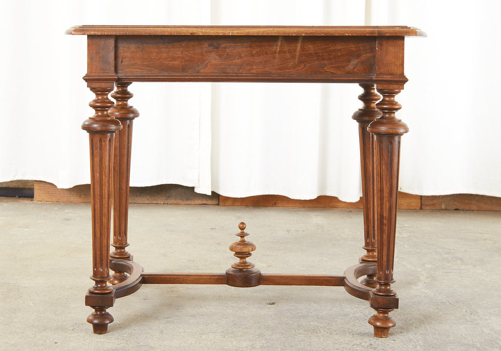 Diminutive French Louis XIV Style Walnut Writing Table Desk
