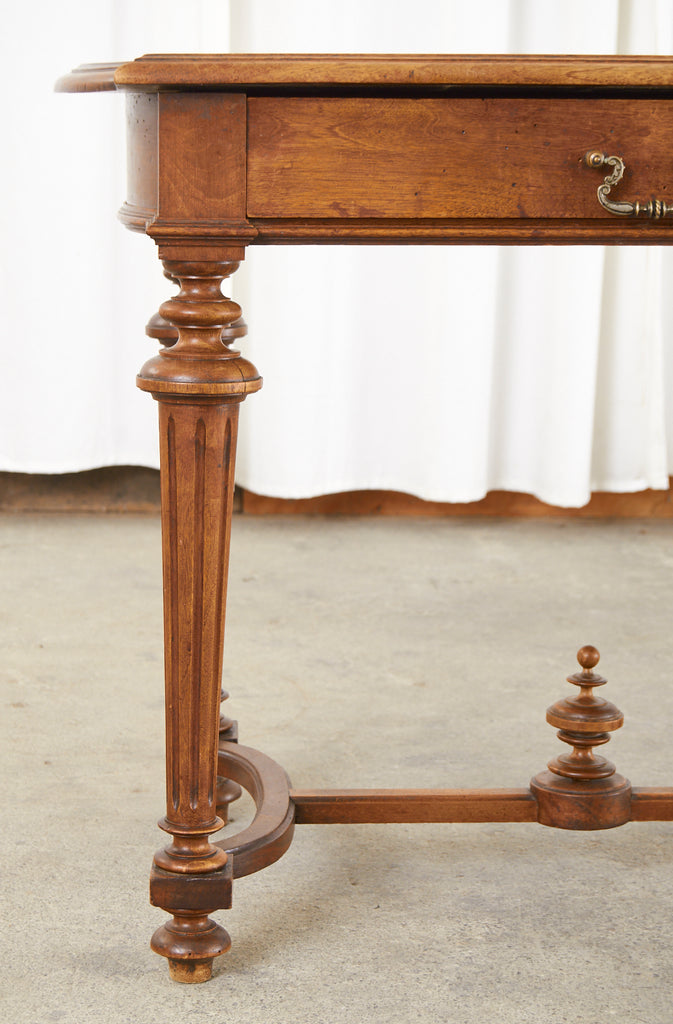 Diminutive French Louis XIV Style Walnut Writing Table Desk