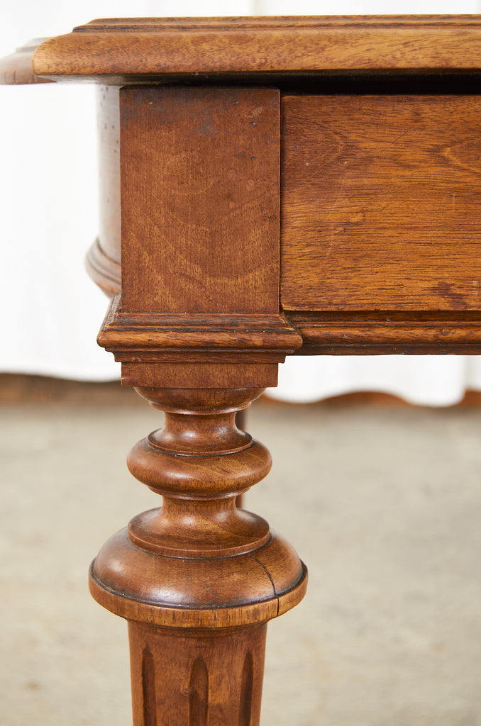 Diminutive French Louis XIV Style Walnut Writing Table Desk