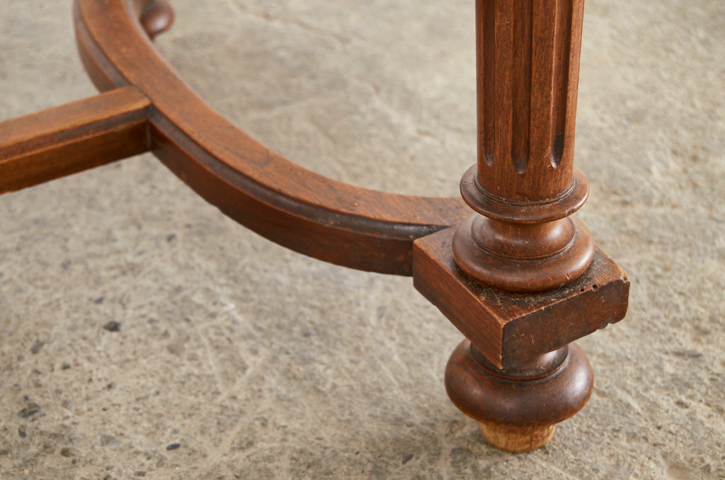 Diminutive French Louis XIV Style Walnut Writing Table Desk