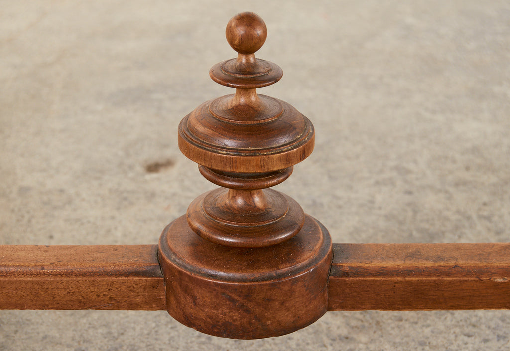 Diminutive French Louis XIV Style Walnut Writing Table Desk