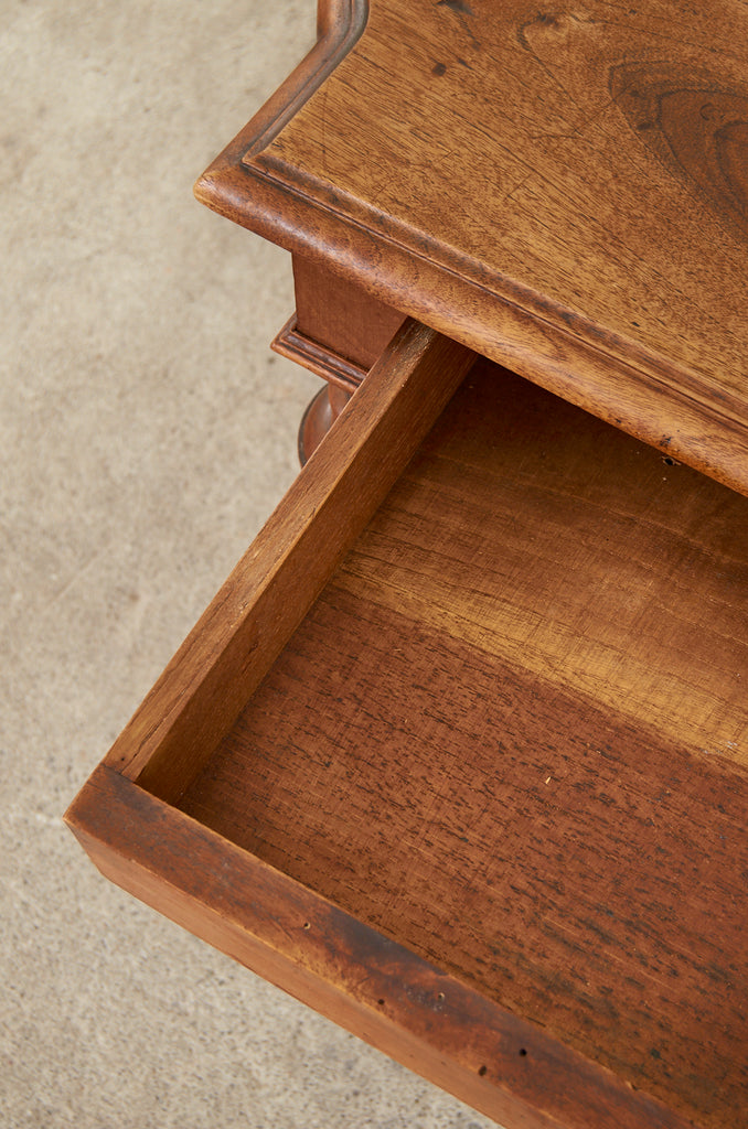 Diminutive French Louis XIV Style Walnut Writing Table Desk