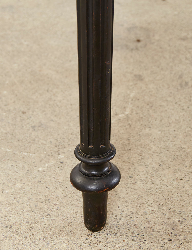 French Louis XVI Style Diminutive Ebonized Writing Table