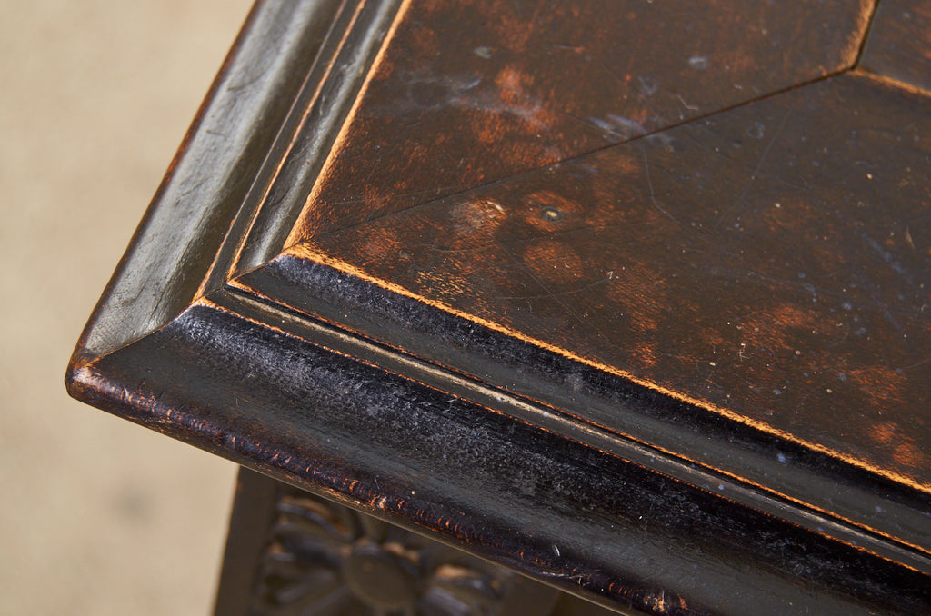 French Louis XVI Style Diminutive Ebonized Writing Table
