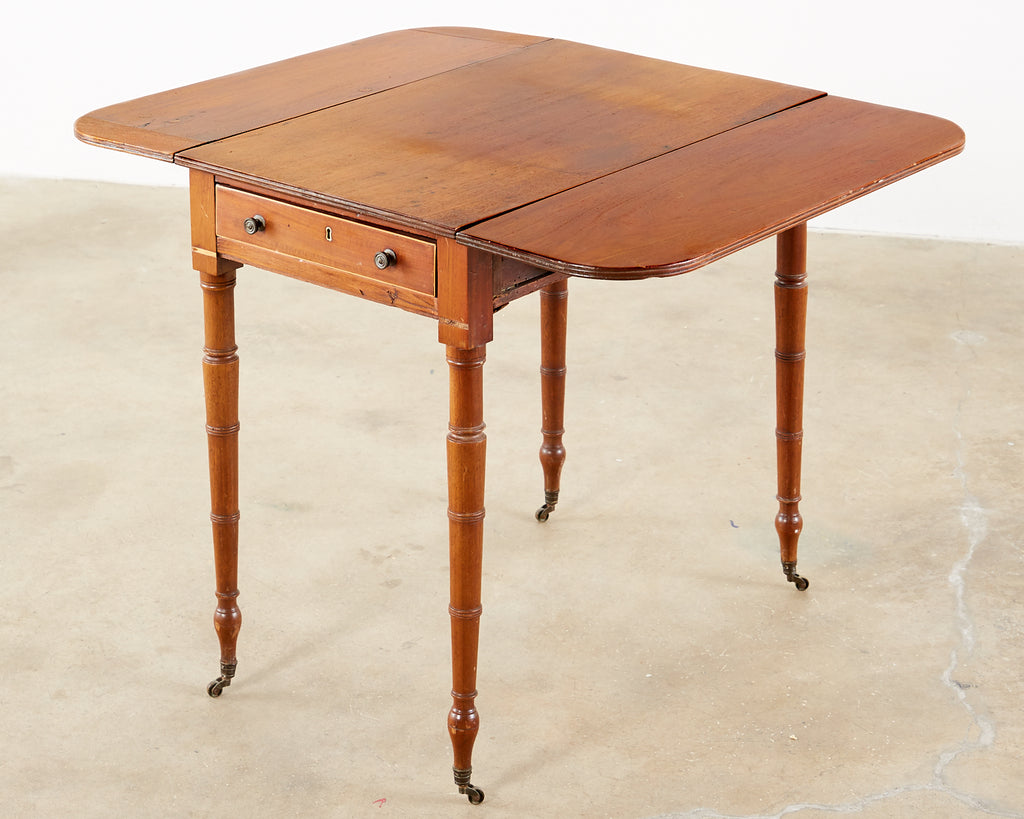 19th Century Regency Pembroke Drop-Leaf Table