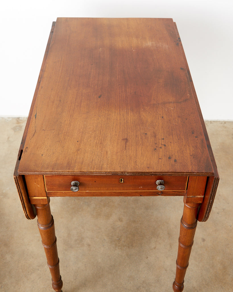 19th Century Regency Pembroke Drop-Leaf Table