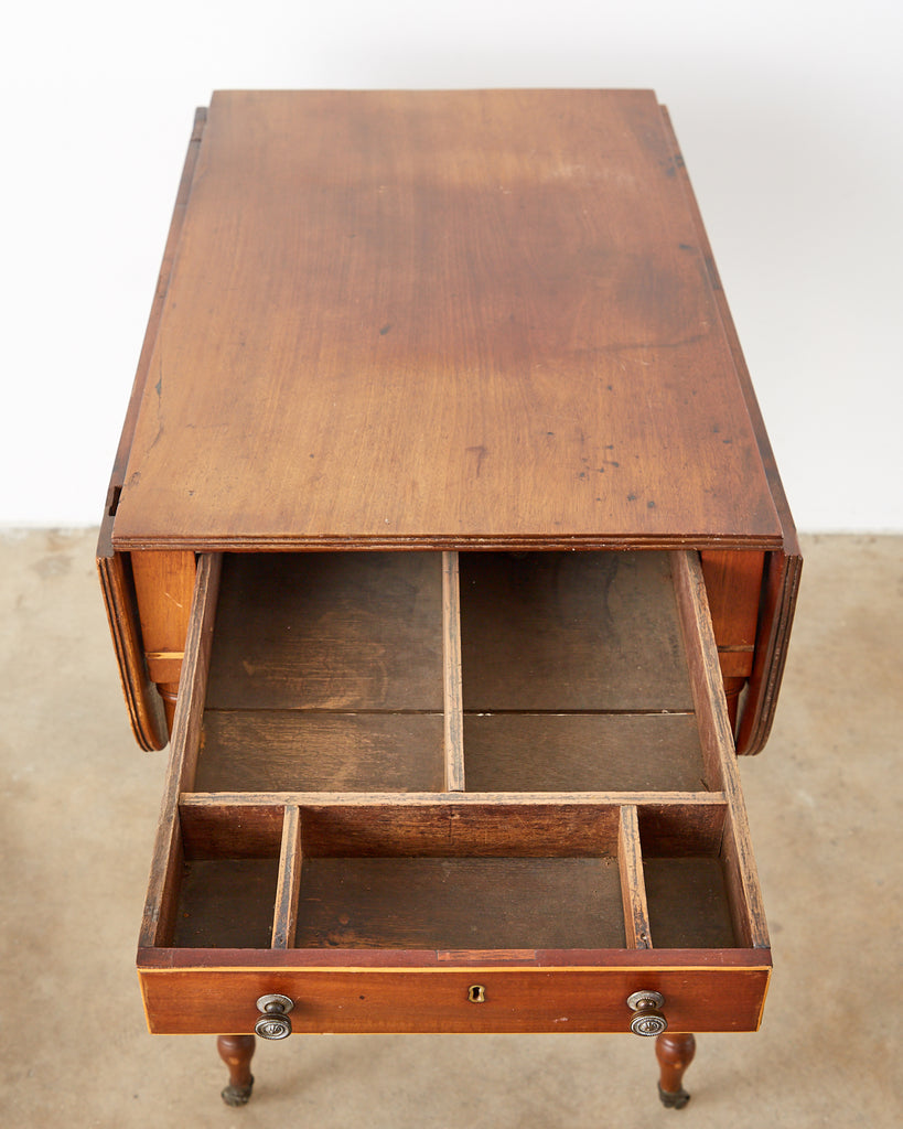 19th Century Regency Pembroke Drop-Leaf Table