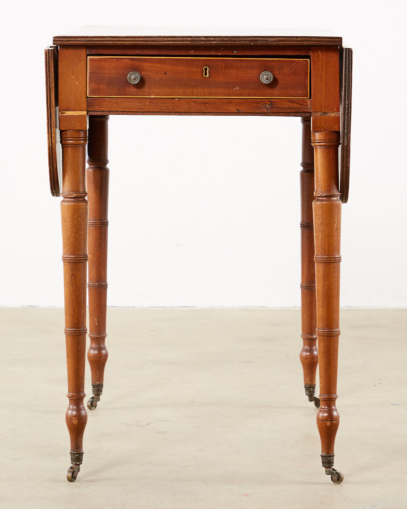 19th Century Regency Pembroke Drop-Leaf Table