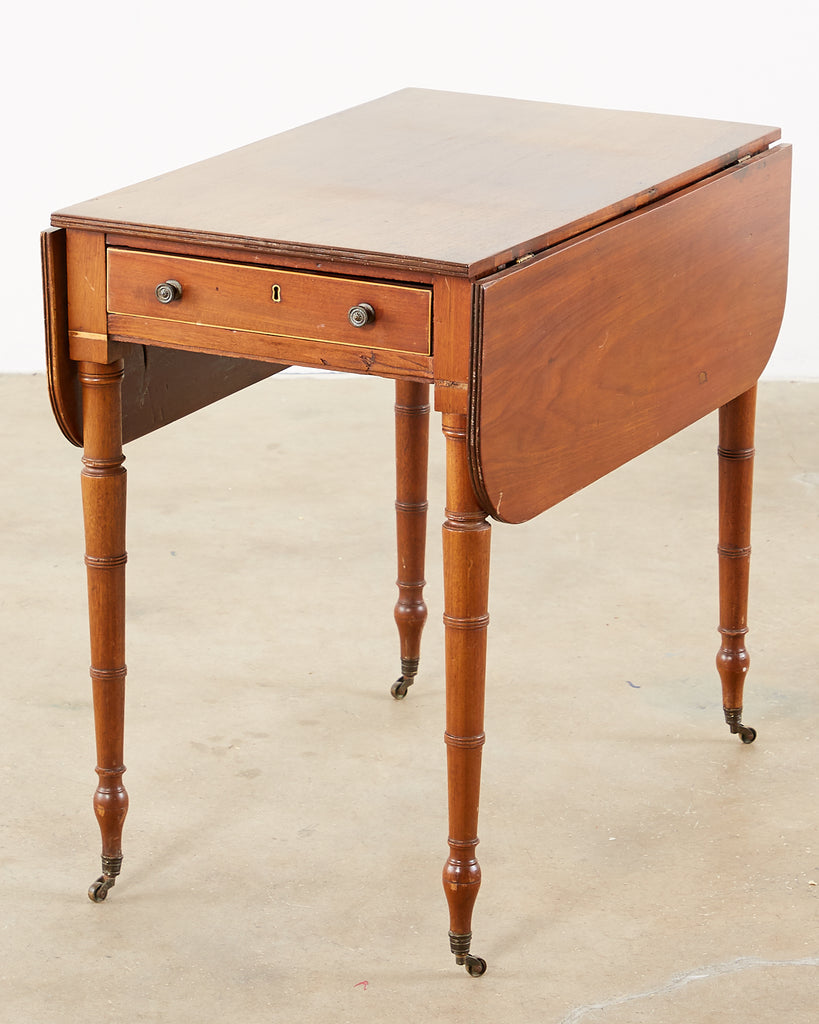 19th Century Regency Pembroke Drop-Leaf Table