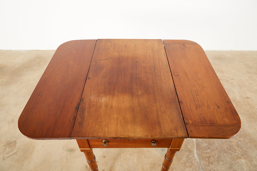 19th Century Regency Pembroke Drop-Leaf Table