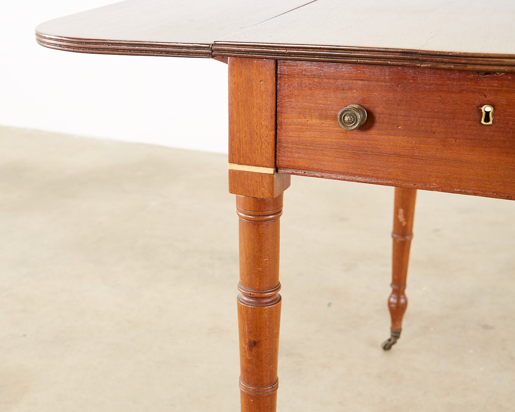 19th Century Regency Pembroke Drop-Leaf Table