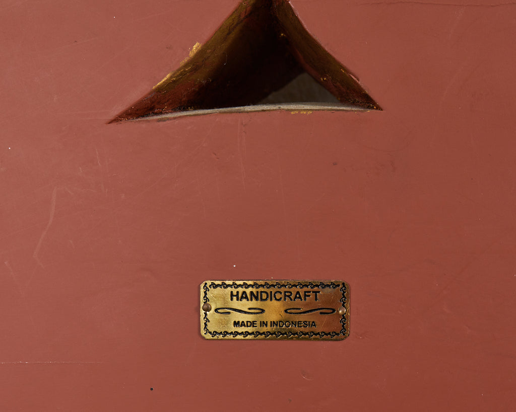 English Regency Style Giltwood Carved Dolphin Serpentine Mirror