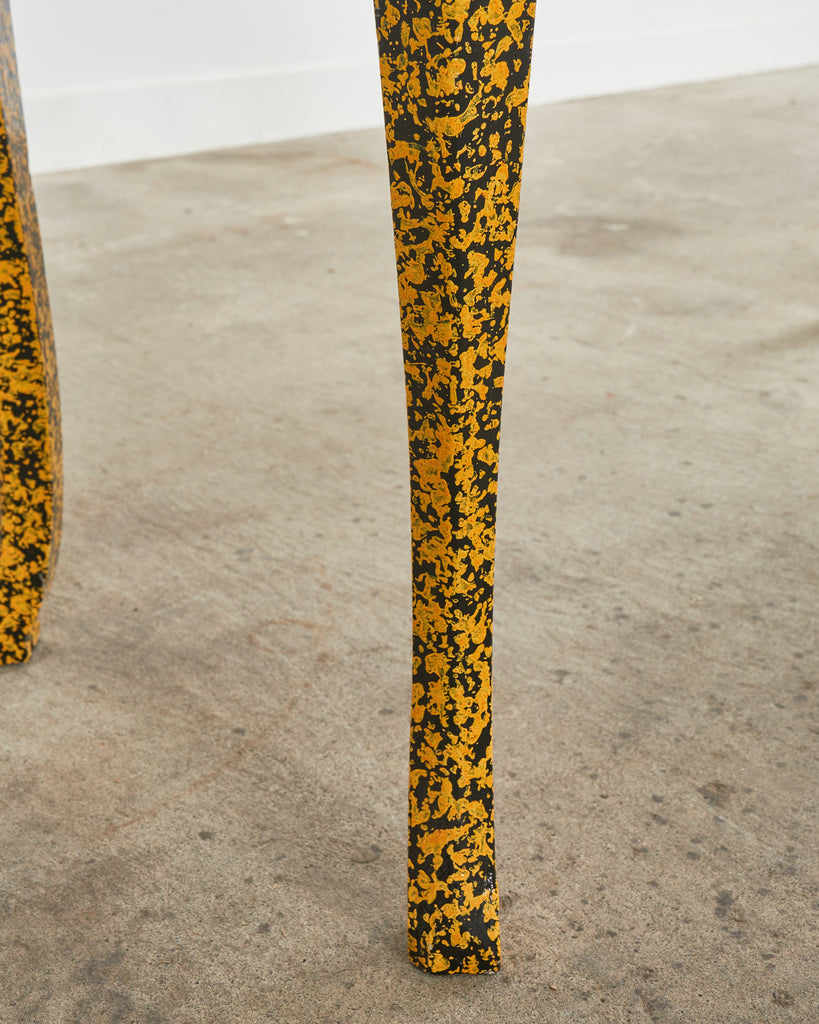 Queen Anne Style Console or Desk Speckled by Ira Yeager