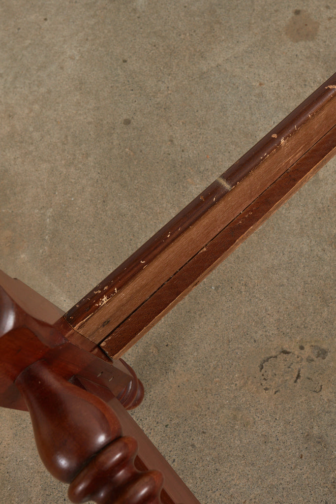 American Classical Bobbin Turned Fruitwood Spindle Bed