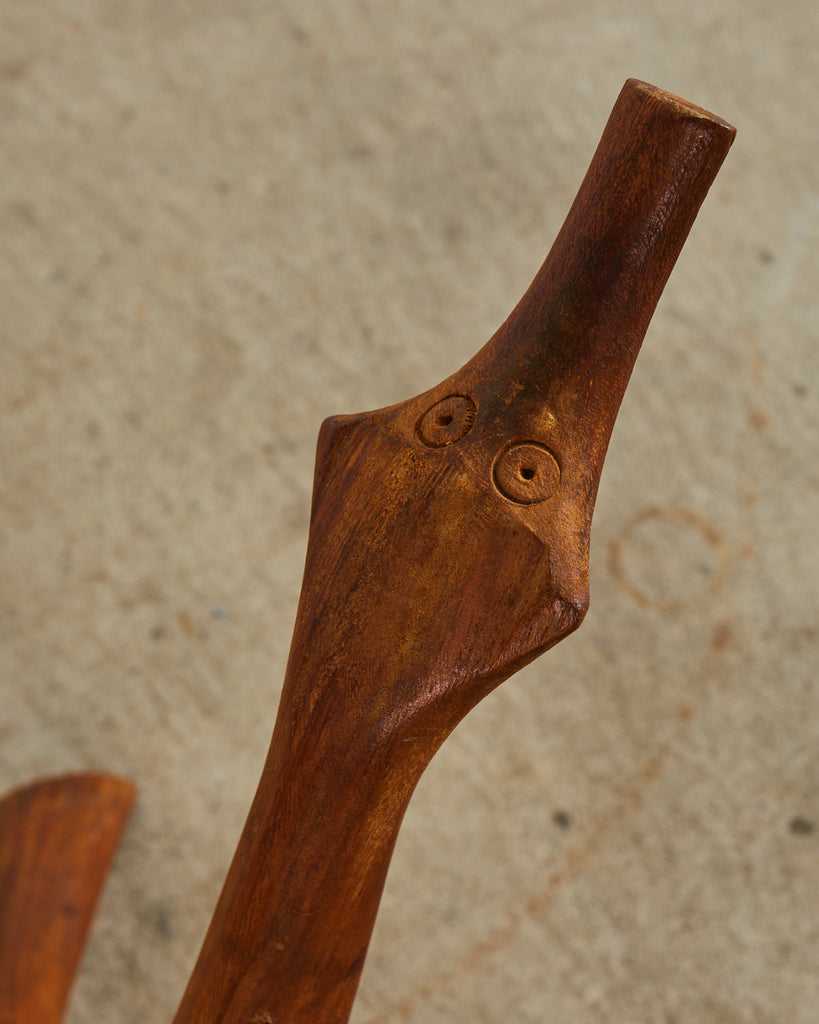 Moorish Brass Tray Table with Folding Hardwood Base