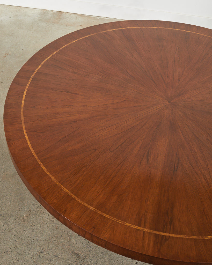 Grand Italian Neoclassical Style Round Tulip Dining or Center Table