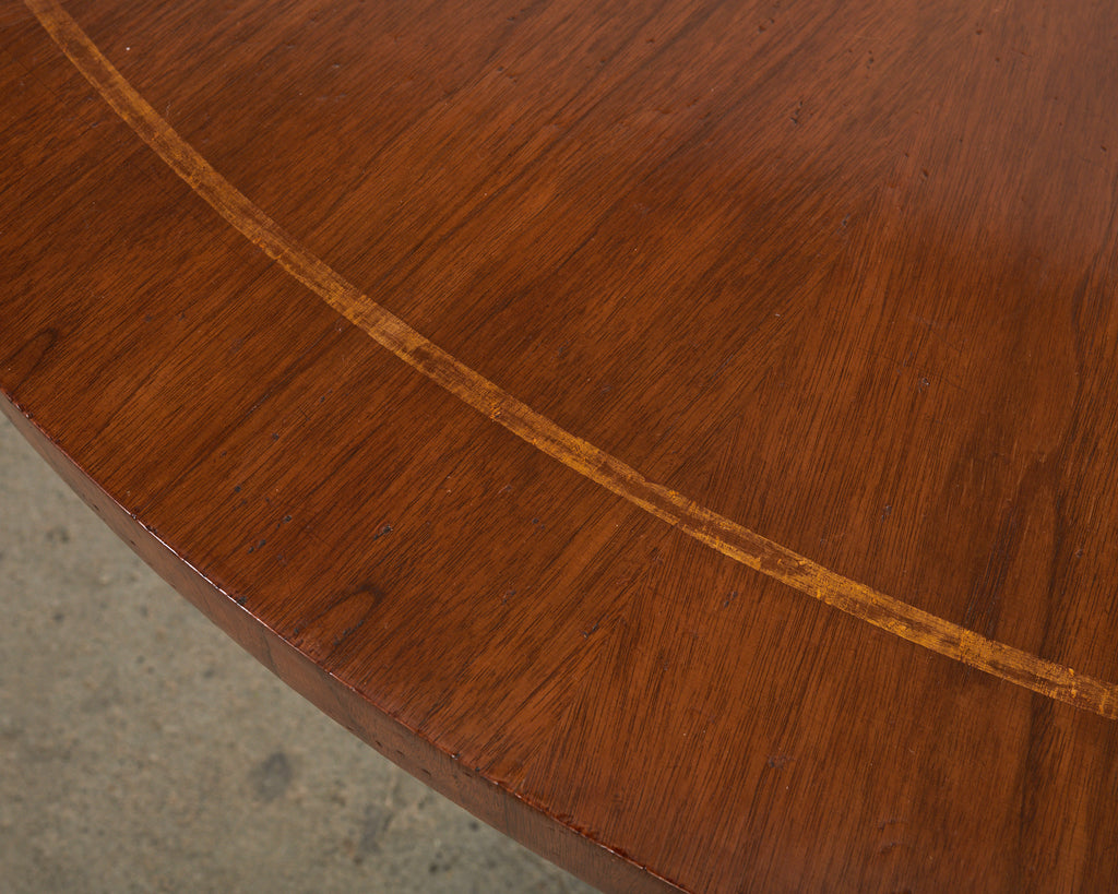 Grand Italian Neoclassical Style Round Tulip Dining or Center Table