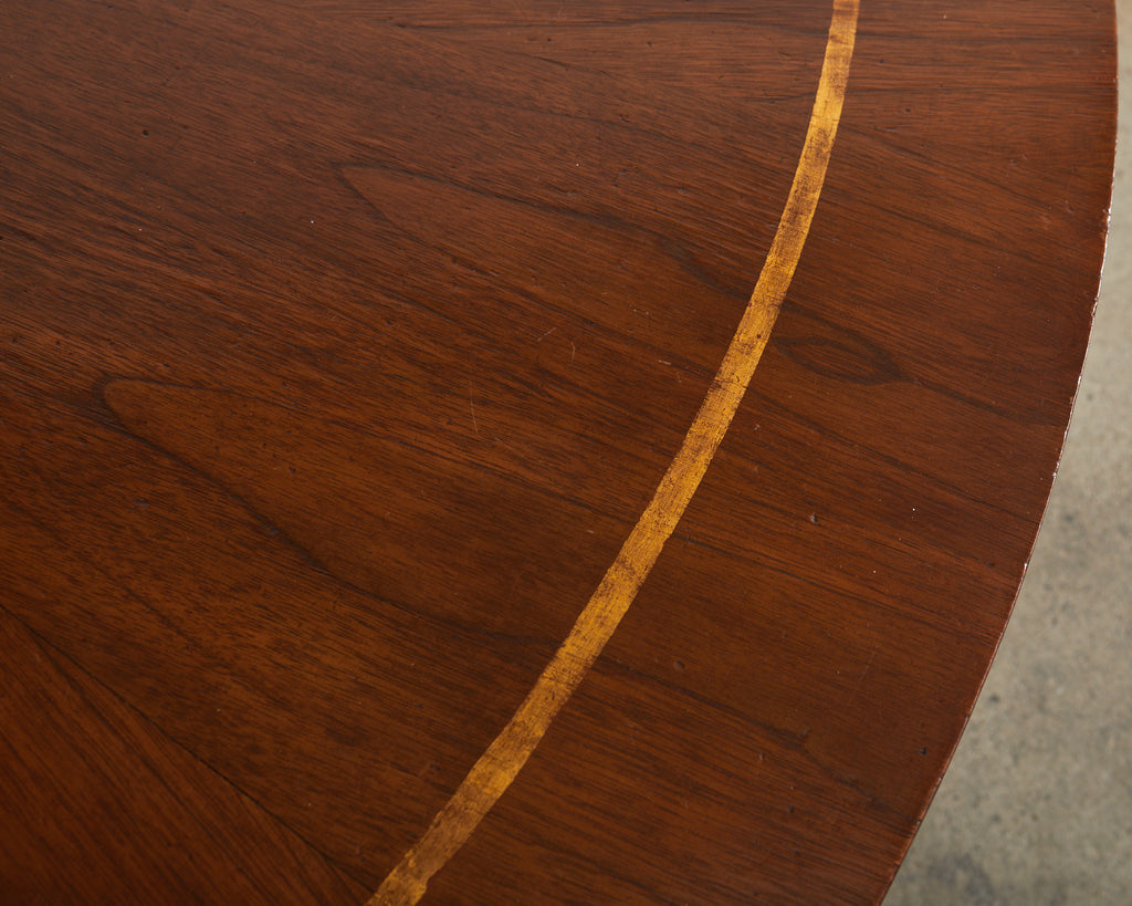 Grand Italian Neoclassical Style Round Tulip Dining or Center Table