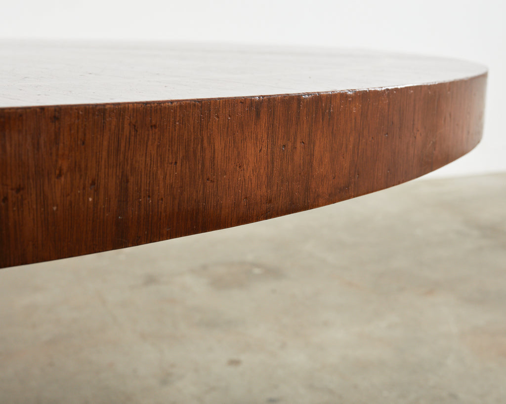 Grand Italian Neoclassical Style Round Tulip Dining or Center Table