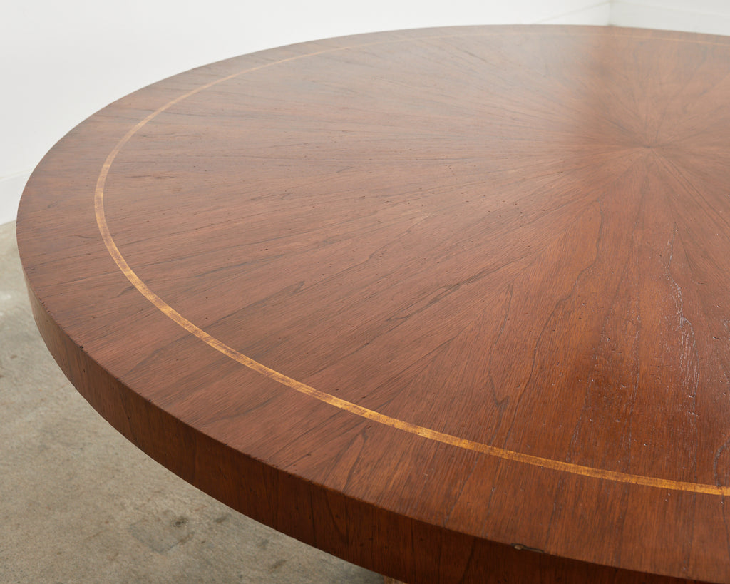 Grand Italian Neoclassical Style Round Tulip Dining or Center Table