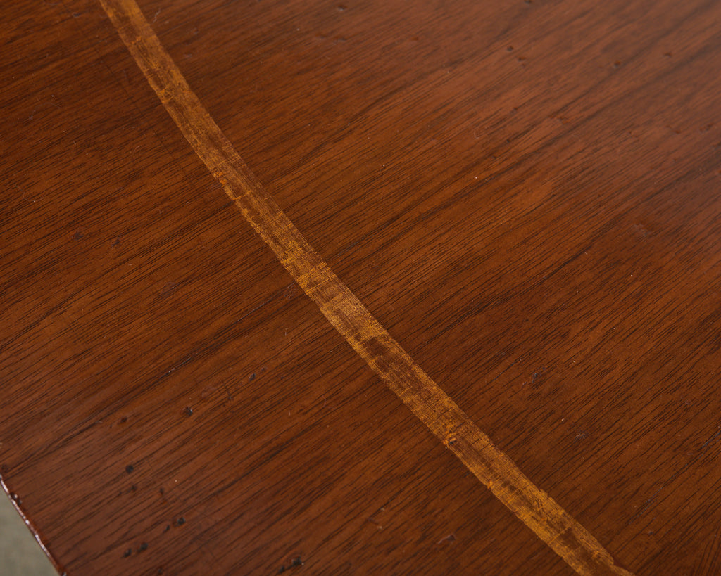 Grand Italian Neoclassical Style Round Tulip Dining or Center Table