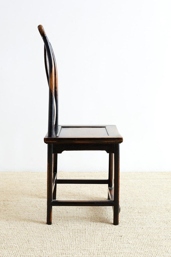 Chinese Yoke Back Official's Hat Chairs