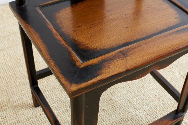 Chinese Yoke Back Official's Hat Chairs