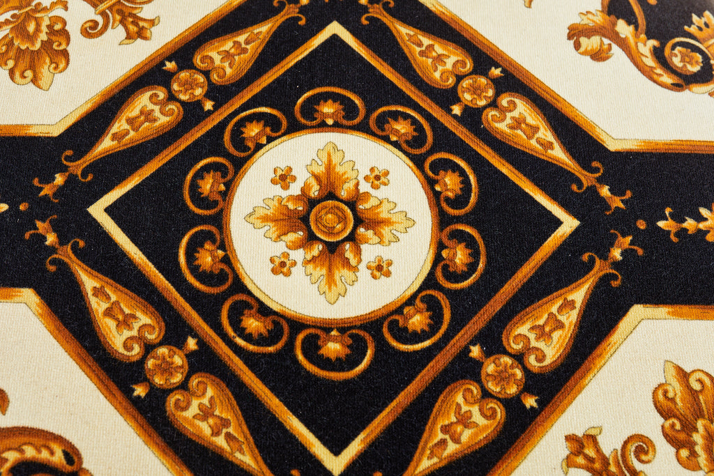 Set of Six Neoclassical Style Gilt Dining Chairs After Versace