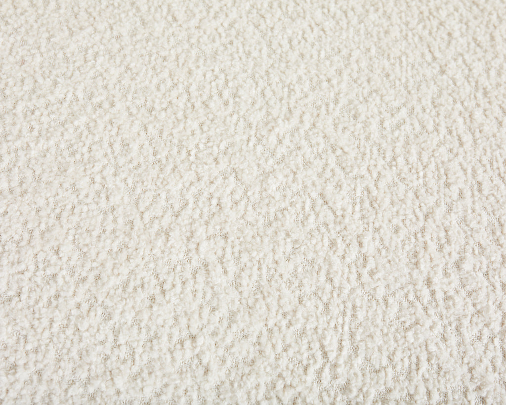 Karl Springer Style Waterfall Scroll Bench with Bouclè Upholstery