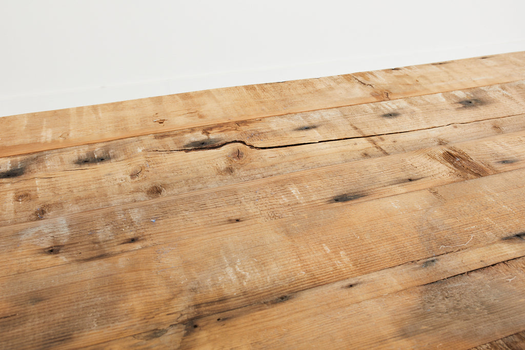 American Country Painted Pine Farmhouse Dining Harvest Table