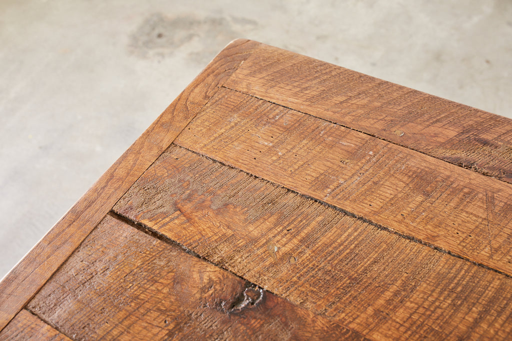 Rustic Country Reclaimed Painted Pine Farmhouse Dining Table