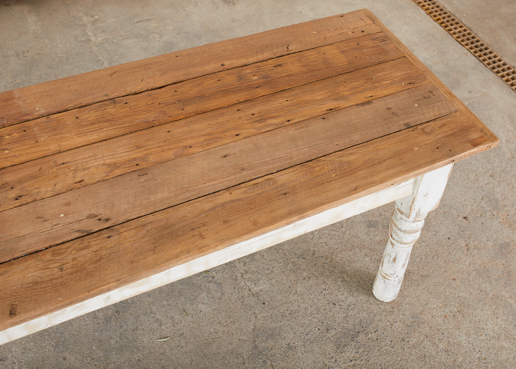American Country Reclaimed Pine Farmhouse Dining Table