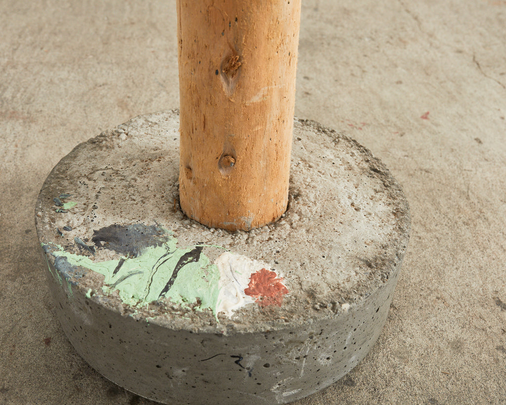 Ira Yeager Sculpture Pierrot Clown Head on Stand