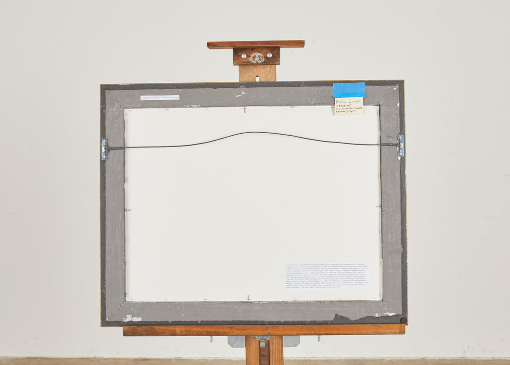 Pascal Cucaro Oil Canvas Mid-Century Painting