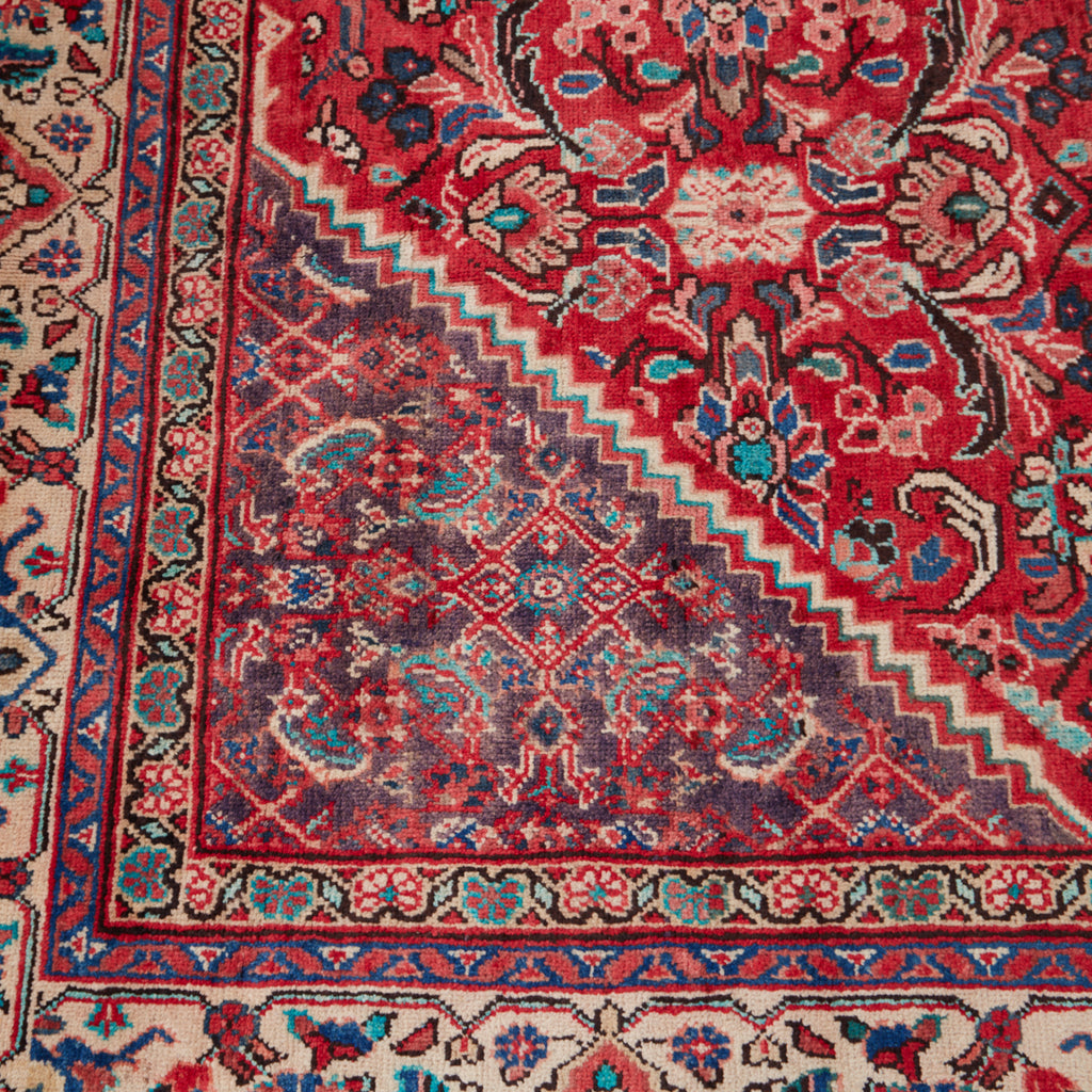 Antique Mahal Rug Signed and Dated 1919