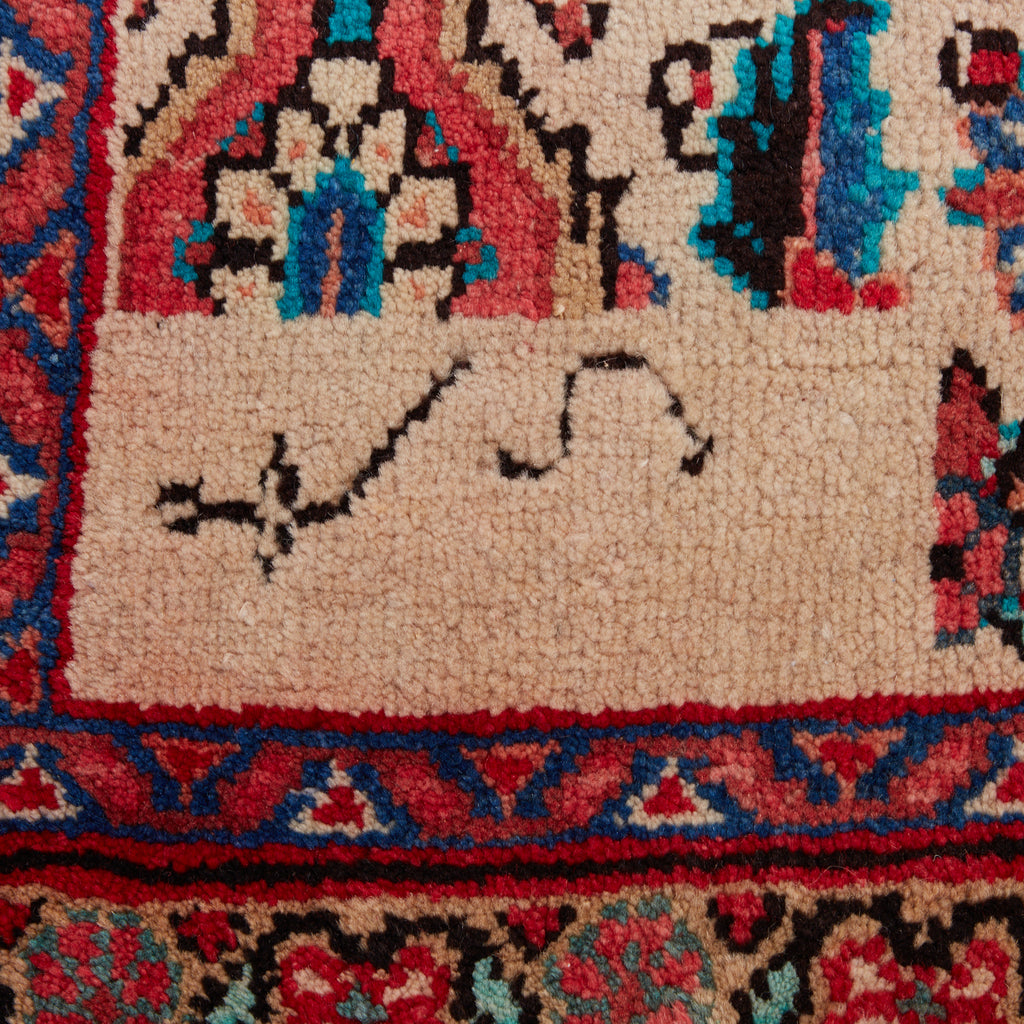 Antique Mahal Rug Signed and Dated 1919