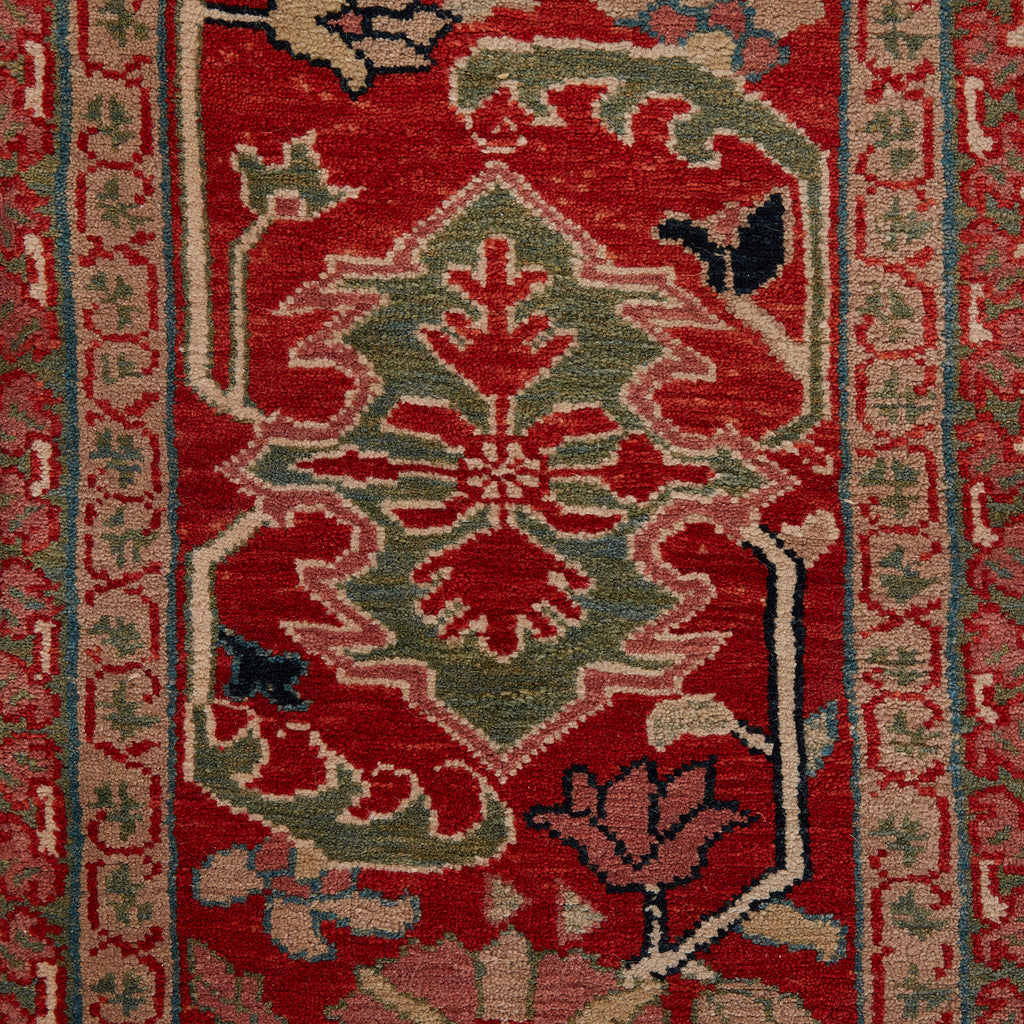 Azeri Persian Heriz Serapi Style Wool Rug