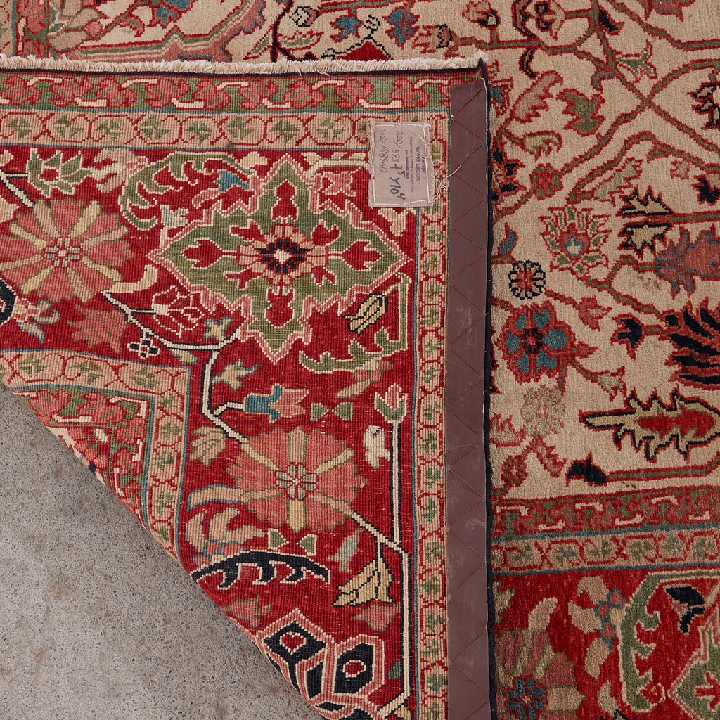 Azeri Persian Heriz Serapi Style Wool Rug