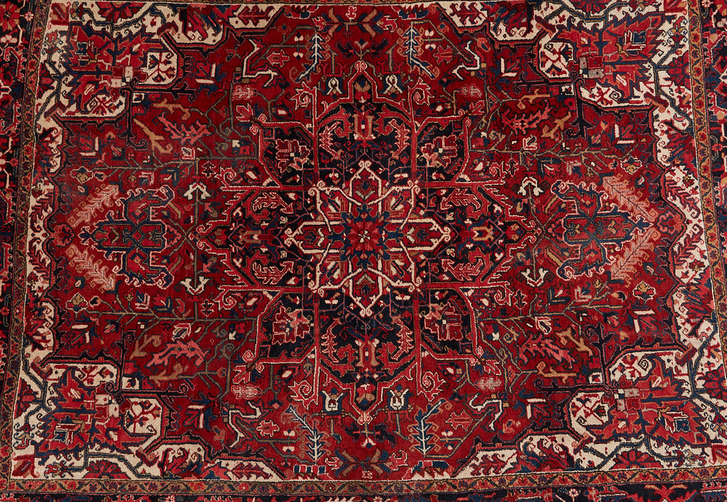 Antique Persian Heriz Serapi Style Rug