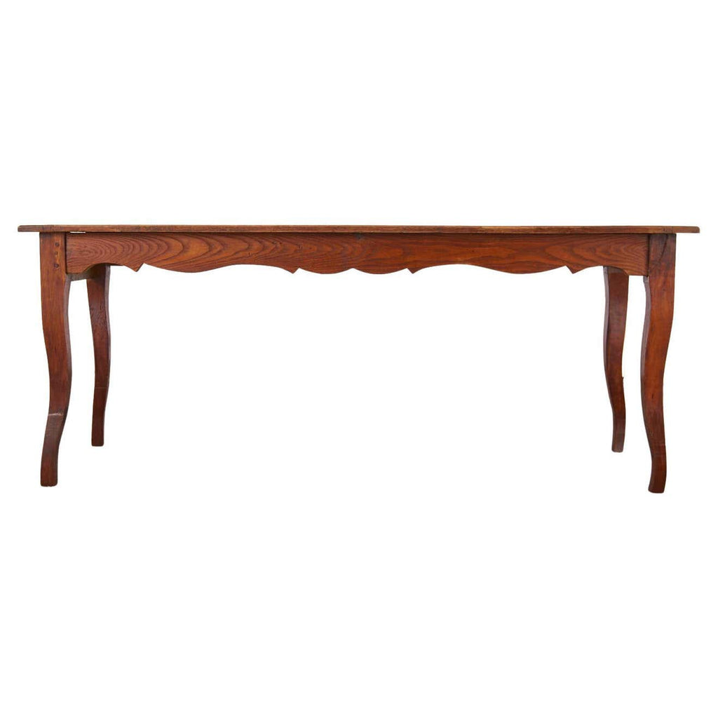 Country French Provincial Oak Farmhouse Dining Table or Console