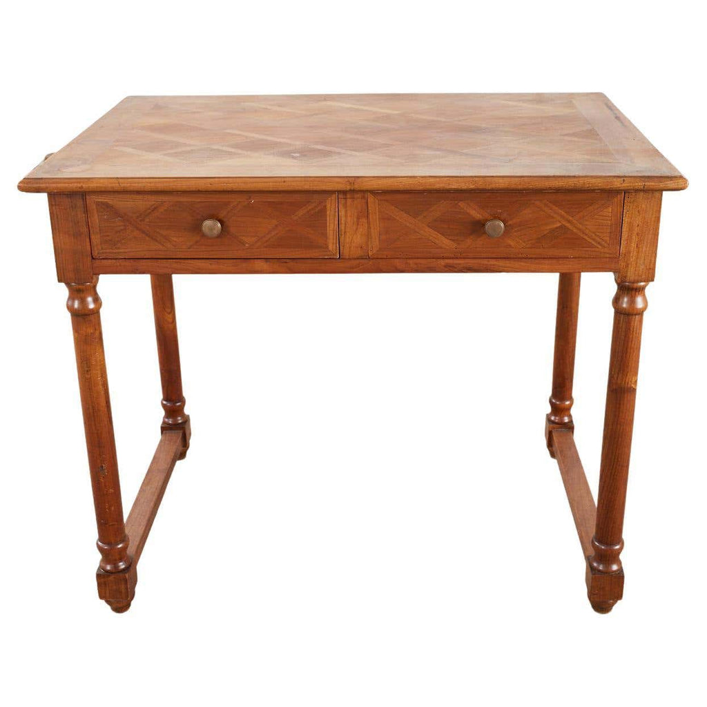 Diminutive Louis Philippe Style Parquetry Writing Table Desk