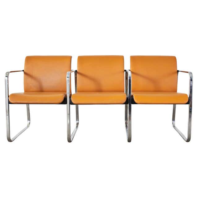 Midcentury Three Seat Tandem Chairs Peter Protzman Herman Miller
