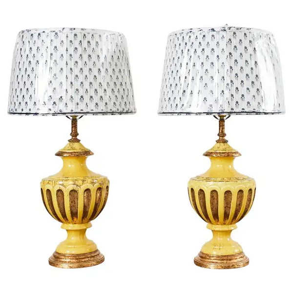 Pair of Hollywood Regency Lamps by Nardini Studio of California